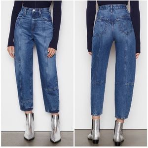 Frame barrel denim jeans NWT